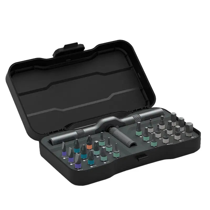 24-in-1 Ratchet Screwdriver Set with S2 Steel Bits – Multi-Functional Household Repair Tool Kit - Toolkit