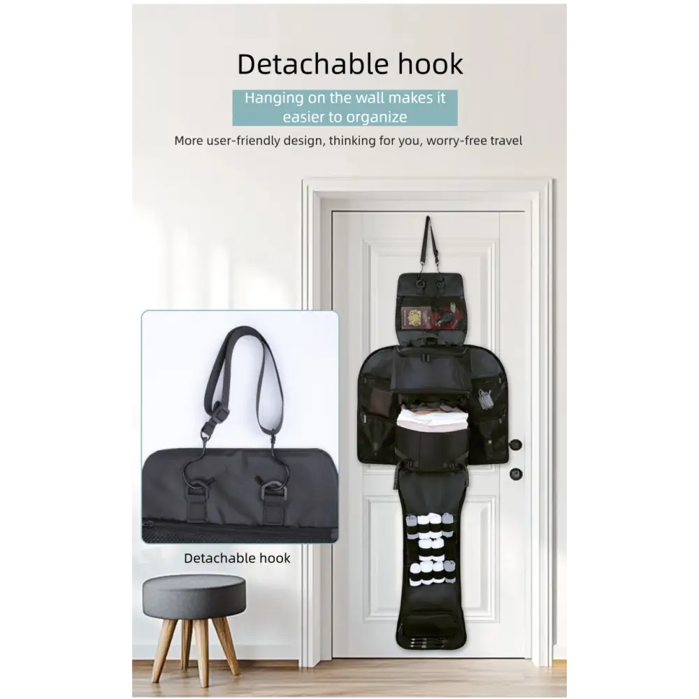 35L Multifunctional Travel Backpack Large Capacity Magnetic Business Trip Luggage Multi-Piece Set Double Shoulder Bag