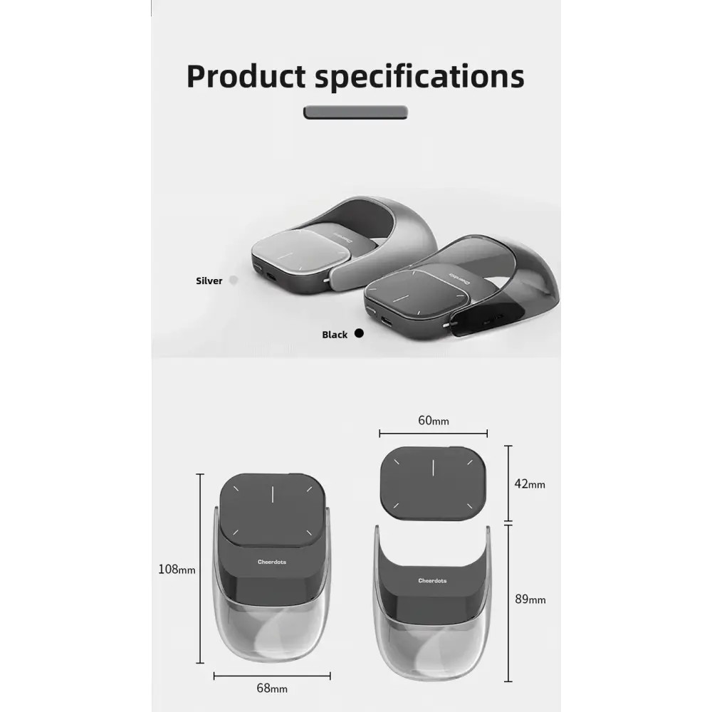 AI Magnetic Split Air Mouse | Wireless & Bluetooth Dual-Mode Laser Pointer & Recording Pen - Electronics