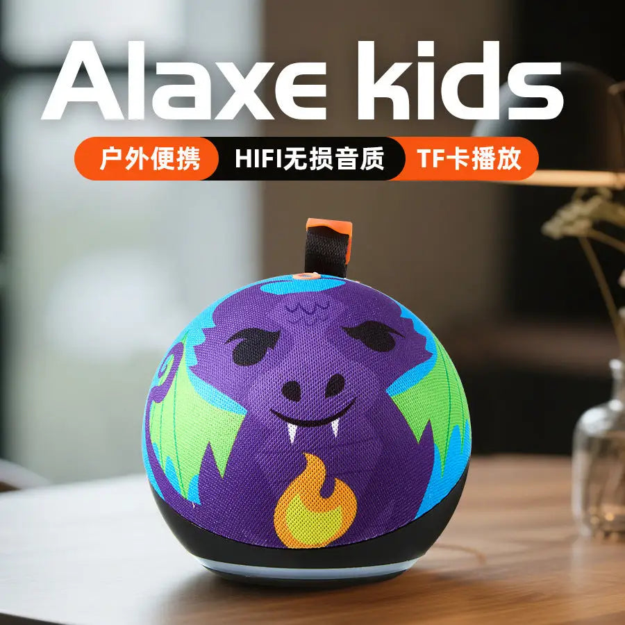 Alaxe Cartoon Bluetooth Speaker | Portable Kids Mini Speaker with Cute Patterns - ALAXE Little Devil - Electronics