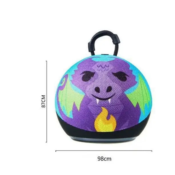 Alaxe Cartoon Bluetooth Speaker | Portable Kids Mini Speaker with Cute Patterns - Electronics