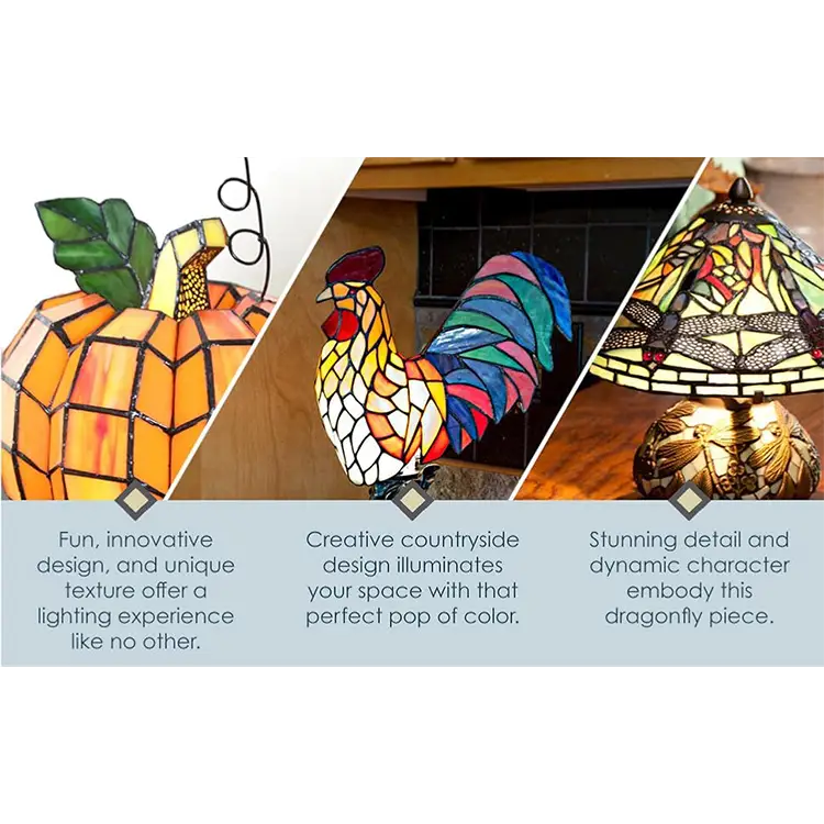 Cardinal Bird Decorative Table Lamp | Red Bird Animal Home Décor Light - Lamp