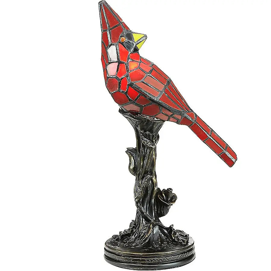 Cardinal Bird Decorative Table Lamp | Red Bird Animal Home Décor Light - Red Bird / 15cm - Lamp