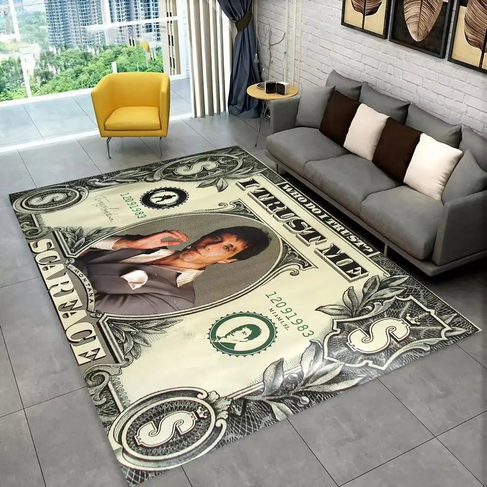 Flannel Area Rug | Heat Transfer Printed Floor Mat for Living Room Bedroom & Home Décor - 14 / 80x120cm - 家居生活