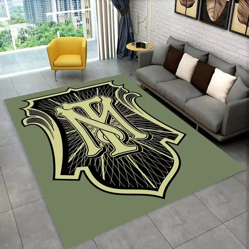 Flannel Area Rug | Heat Transfer Printed Floor Mat for Living Room Bedroom & Home Décor - 19 / 80x120cm - 家居生活