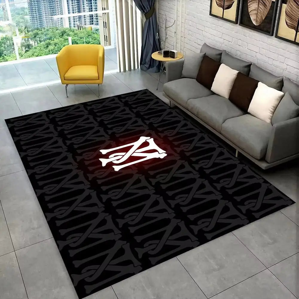 Flannel Area Rug | Heat Transfer Printed Floor Mat for Living Room Bedroom & Home Décor - 20. / 80x120cm - 家居生活
