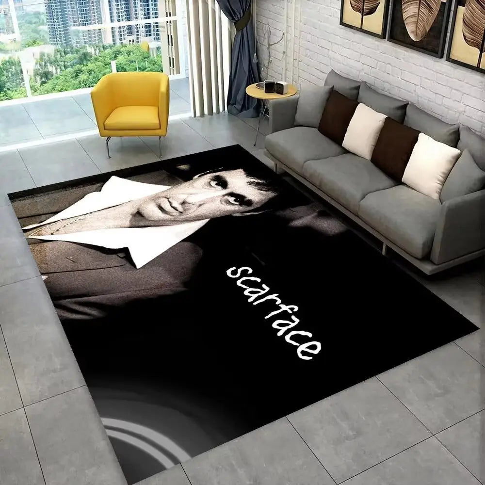 Flannel Area Rug | Heat Transfer Printed Floor Mat for Living Room Bedroom & Home Décor - 11 / 80x120cm - 家居生活