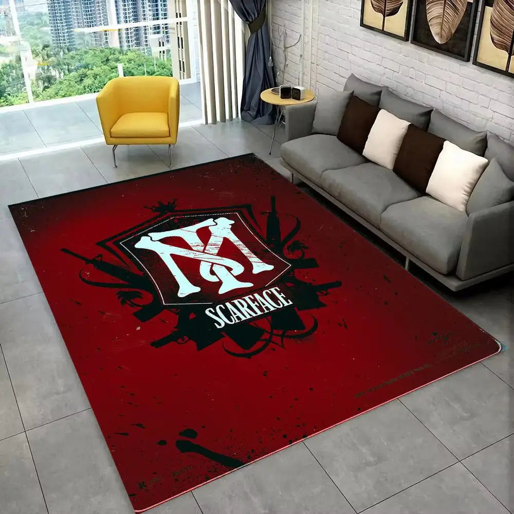 Flannel Area Rug | Heat Transfer Printed Floor Mat for Living Room Bedroom & Home Décor - 27 / 80x120cm - 家居生活