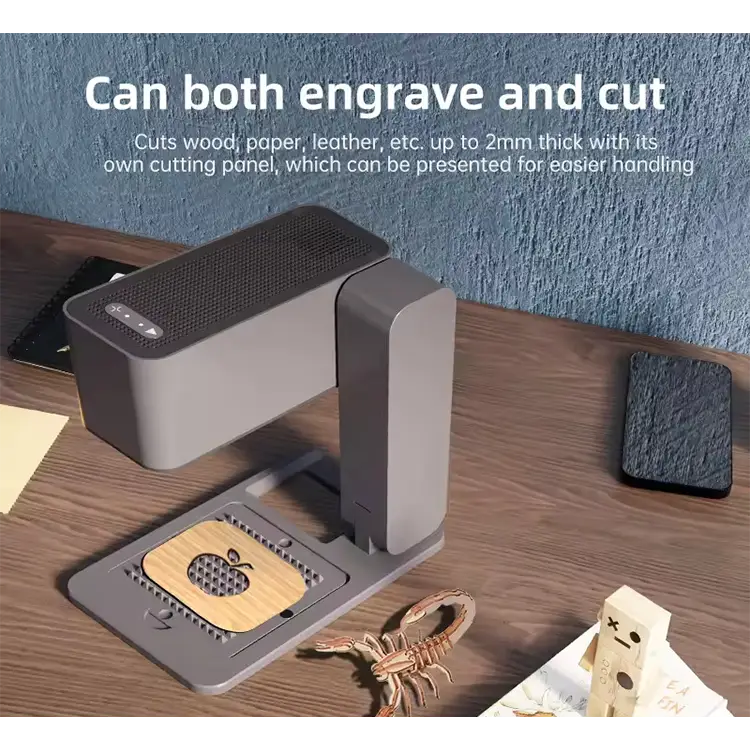 Mini Laser Engraving Machine | Small Marking Machine for Bamboo Wood & Paper - Electronics