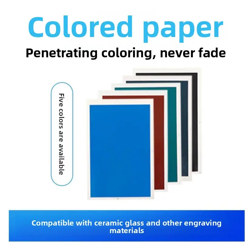 Mini Laser Engraving Machine | Small Marking Machine for Bamboo Wood & Paper - Engraving Paper (A5 Size, Color Remarks)