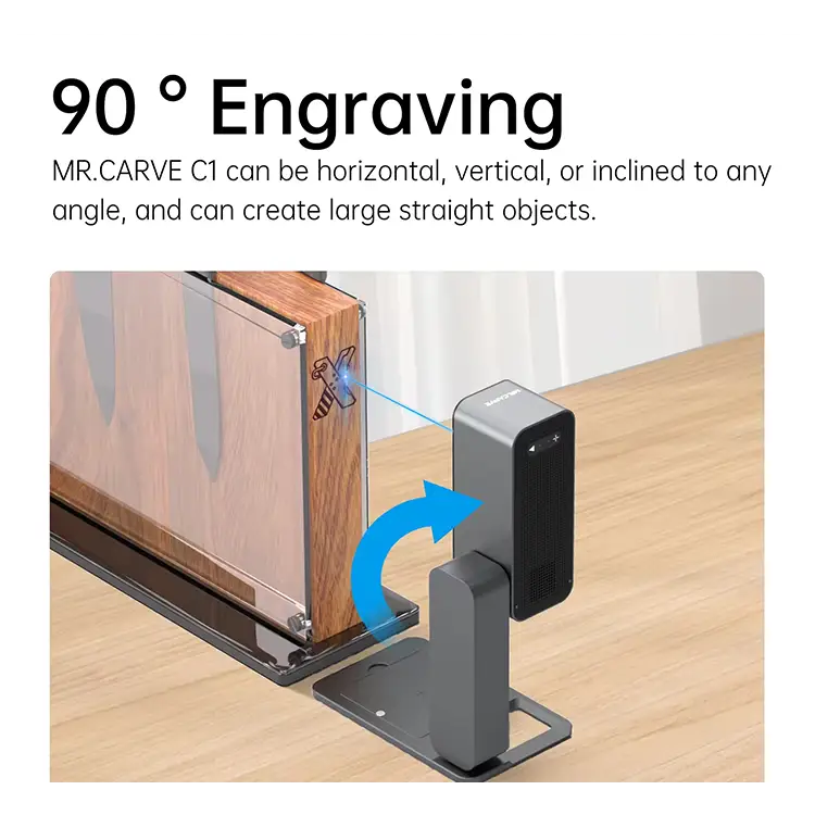 Mini Laser Engraving Machine | Small Marking Machine for Bamboo Wood & Paper - Electronics