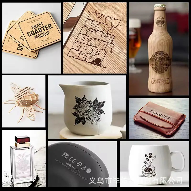 Mini Laser Engraving Machine | Small Marking Machine for Bamboo Wood & Paper - Electronics