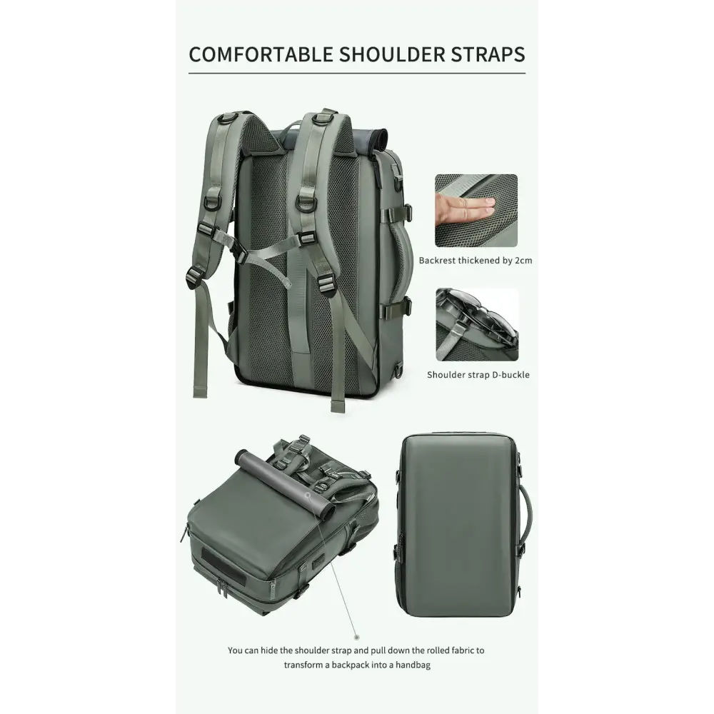Multi-Color Backpack | Travel Commuter and Laptop Bag for Work & Daily - Backpacks