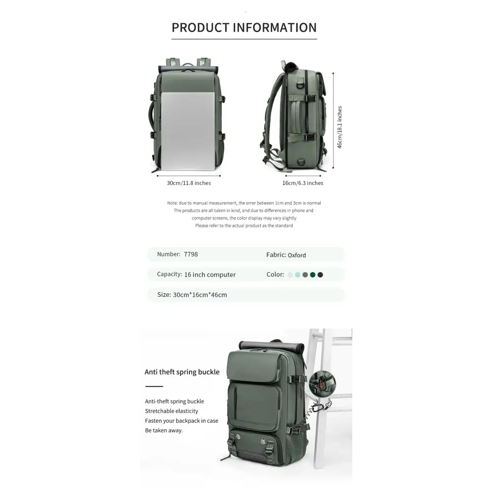 Multi-Color Backpack | Travel Commuter and Laptop Bag for Work & Daily - Backpacks