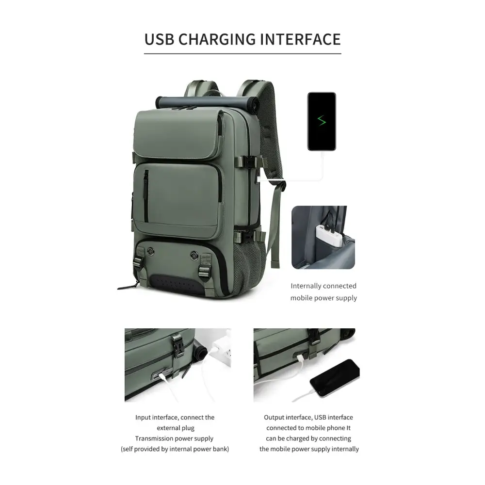 Multi-Color Backpack | Travel Commuter and Laptop Bag for Work & Daily - Backpacks