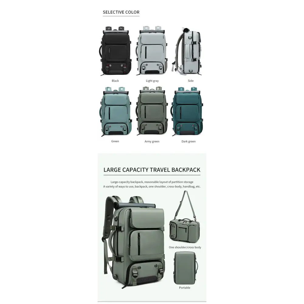 Multi-Color Backpack | Travel Commuter and Laptop Bag for Work & Daily - Backpacks
