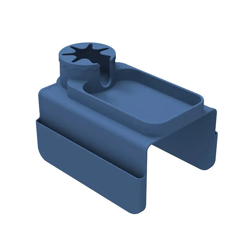 Multifunctional Silicone Sofa Armrest Tray – Coffee Beverage & Phone Holder Creative Cup Stand - Dark blue - 家居生活