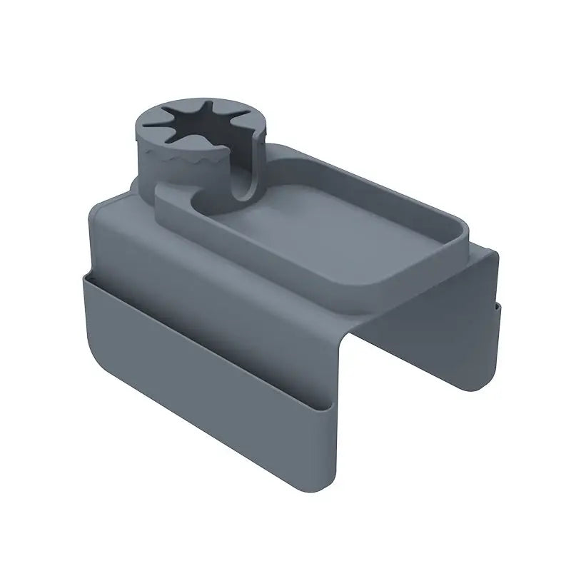 Multifunctional Silicone Sofa Armrest Tray – Coffee Beverage & Phone Holder Creative Cup Stand - Gray - 家居生活