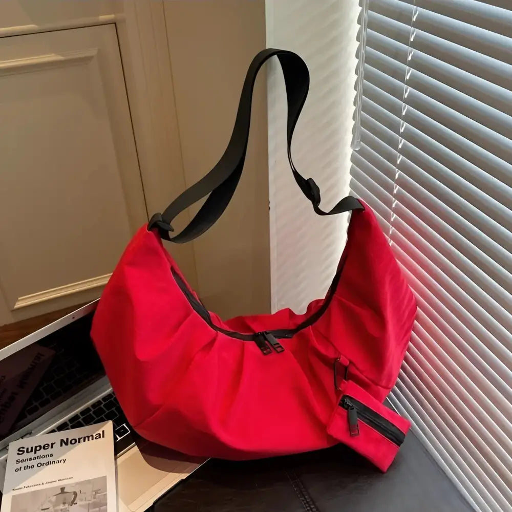 Nylon Zipper Women’s Bag One Size Shoulder Bag for Women - Khaki / Free size - Fashion / Women’s Bags / Shoulder & Tote