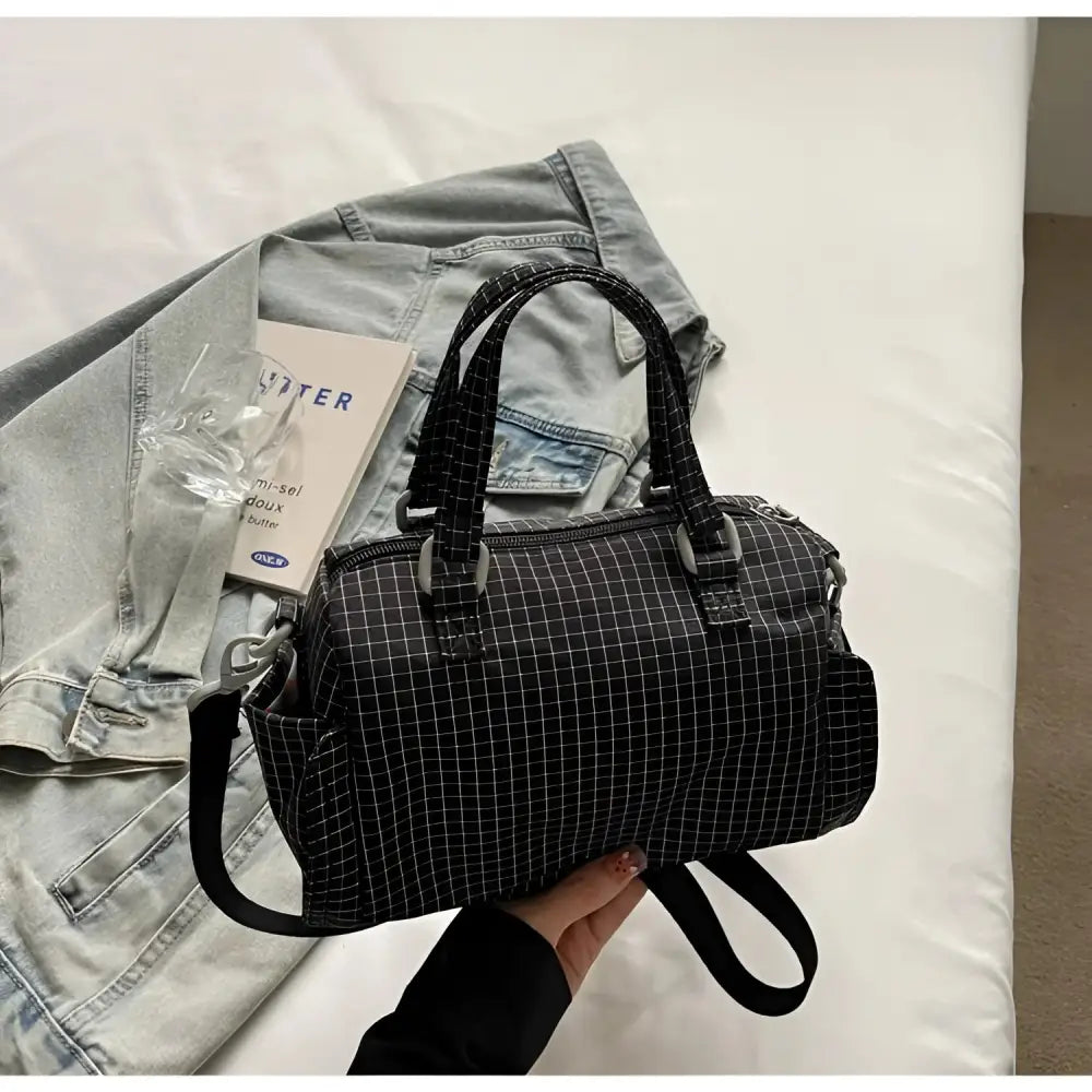 Nylon Zipper Women’s Bag One Size Shoulder Bag Spring 2025 - black / Free size - Fashion / Women’s Bags / Shoulder &