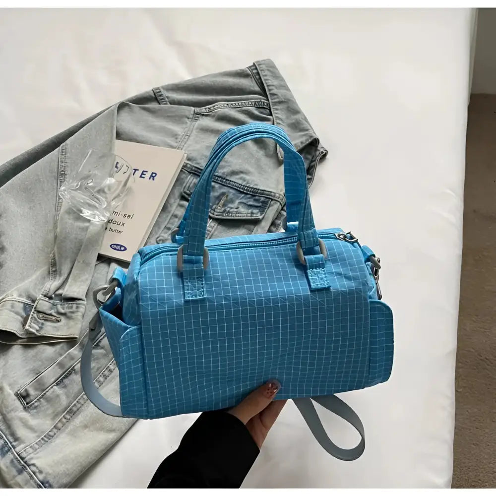 Nylon Zipper Women’s Bag One Size Shoulder Bag Spring 2025 - blue / Free size - Fashion / Women’s Bags / Shoulder &