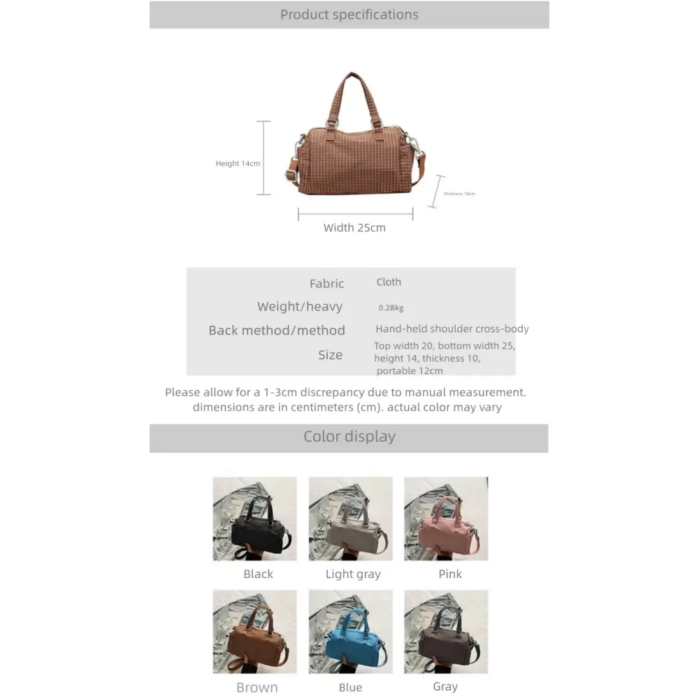 Nylon Zipper Women’s Bag One Size Shoulder Bag Spring 2025 - Fashion / Women’s Bags / Shoulder & Tote Bags