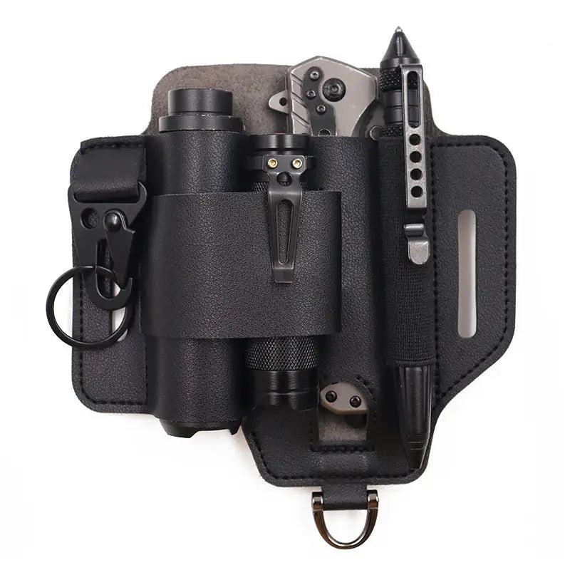 Outdoor Survival Tool Holster – PU Leather & Cowhide - Outdoor & Survival Gear / Tool Holsters & Sheaths