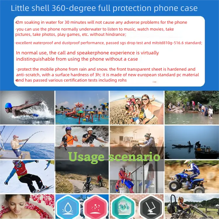 Universal Waterproof Diving Phone Case | Underwater Photography & Video with Bluetooth Control - 科技配件