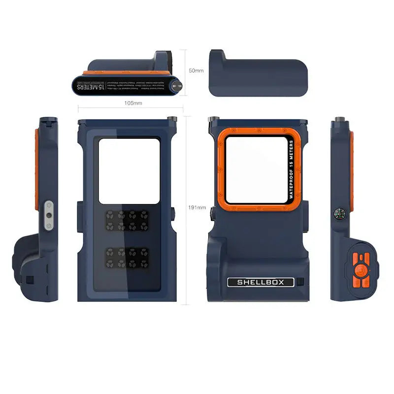 Universal Waterproof Diving Phone Case | Underwater Photography & Video with Bluetooth Control - 科技配件