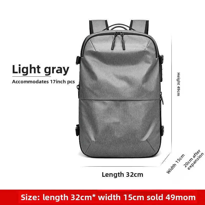 Vacuum Compression Backpack Business Travel Large Capacity Travel Backpack Water-Repellent Luggage Bag Multi-Functional