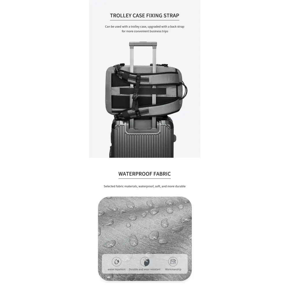 Vacuum Compression Backpack Business Travel Large Capacity Travel Backpack Water-Repellent Luggage Bag Multi-Functional
