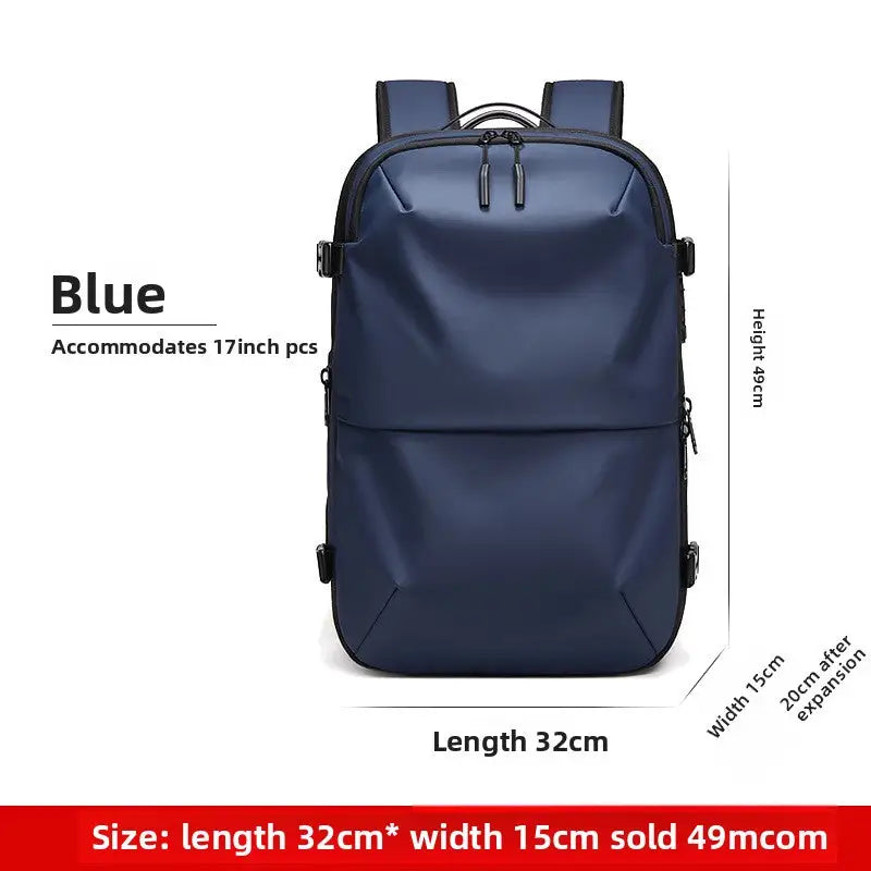 Vacuum Compression Backpack Business Travel Large Capacity Travel Backpack Water-Repellent Luggage Bag Multi-Functional