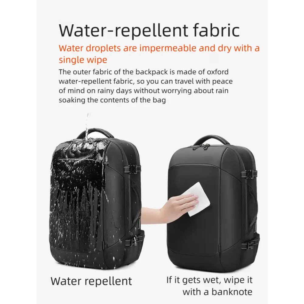 Vacuum Compression Backpack Men’s Large Capacity Business Commuting Computer Bag Multifunctional Dry and Wet Separation