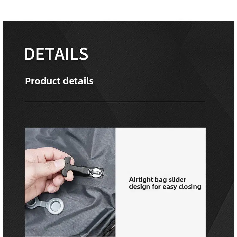 Vacuum Compression Backpack Men’s Large Capacity Business Commuting Computer Bag Multifunctional Dry and Wet Separation