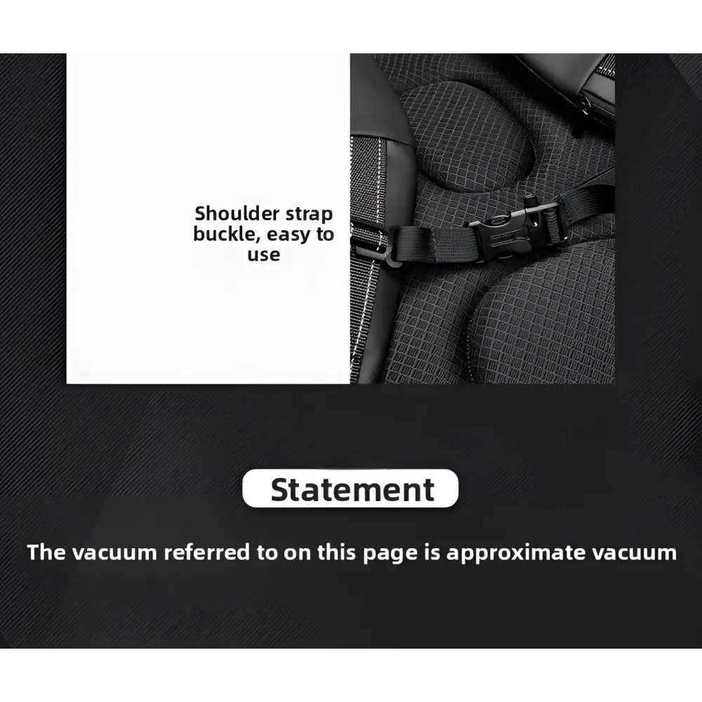 Vacuum Compression Backpack Men’s Large Capacity Business Commuting Computer Bag Multifunctional Dry and Wet Separation