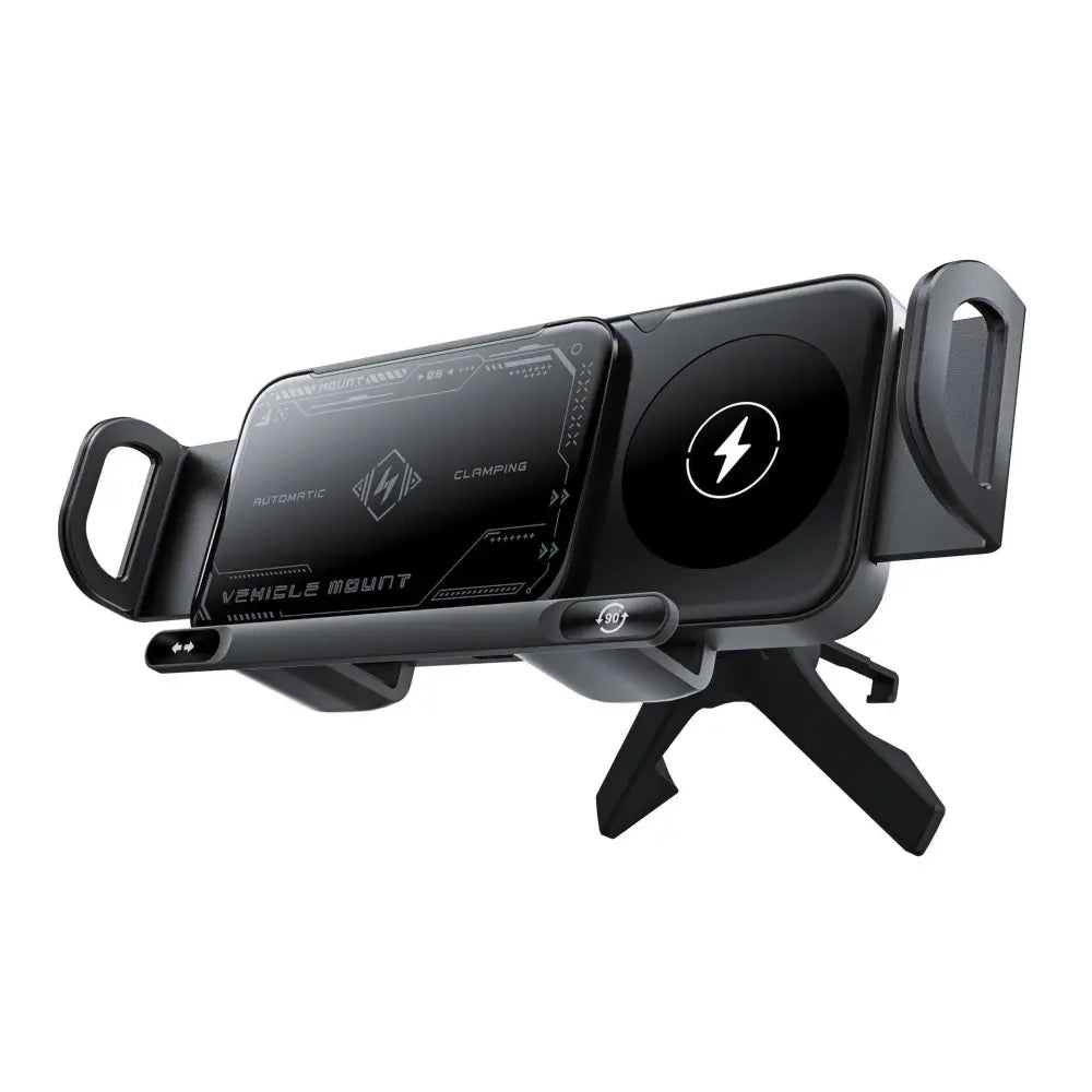 Wireless Fast Charging Car Phone Holder Compatible with Huawei Samsung ZFold 40% off Foldable Phone Holder - X01 Black