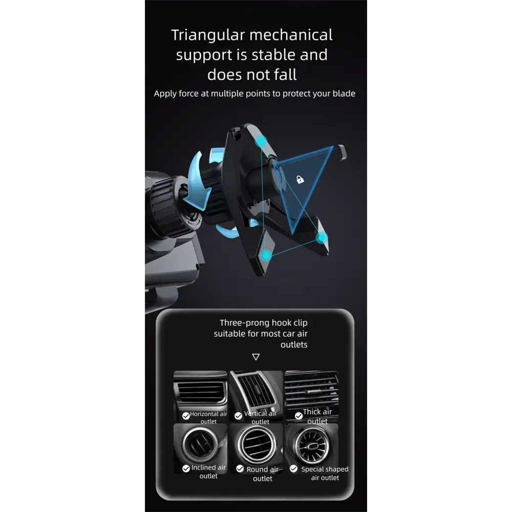 Wireless Fast Charging Car Phone Holder Compatible with Huawei Samsung ZFold 40% off Foldable Phone Holder