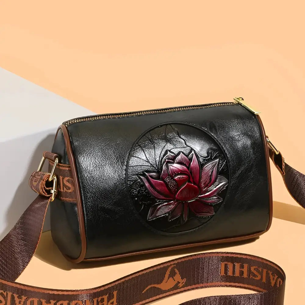 Women’s PU Boston Crossbody Bag with Zipper - black / Free size - Fashion / Women’s Bags / Shoulder & Tote Bags