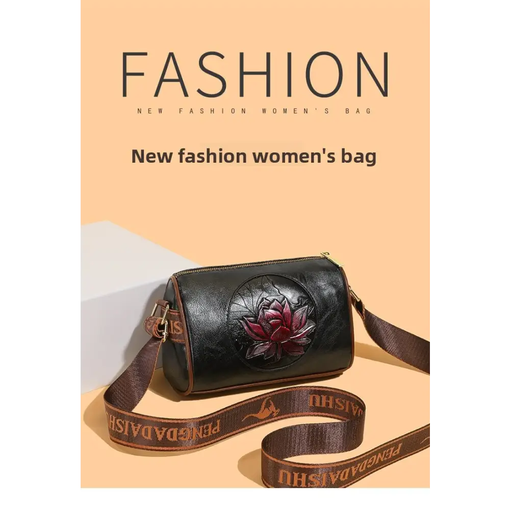 Women’s PU Boston Crossbody Bag with Zipper - Fashion / Women’s Bags / Shoulder & Tote Bags