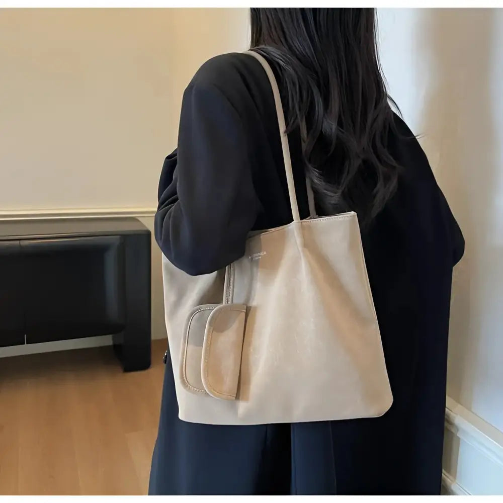 Women’s PU Embossed Bucket Bag with Magnetic Buckle – Ethnic Style - Fashion / Women’s Bags / Shoulder & Tote Bags
