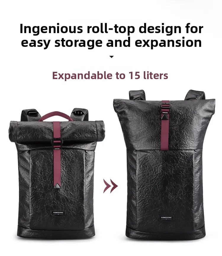 Backpack European and American Retro Trend Waterproof Foldable Sports Backpack for College Students Anti-theft