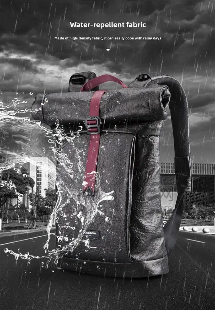 Backpack European and American Retro Trend Waterproof Foldable Sports Backpack for College Students Anti-theft