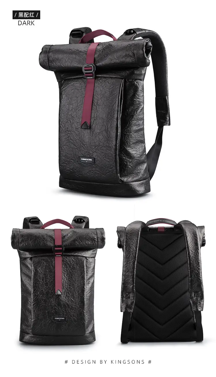 Backpack European and American Retro Trend Waterproof Foldable Sports Backpack for College Students Anti-theft