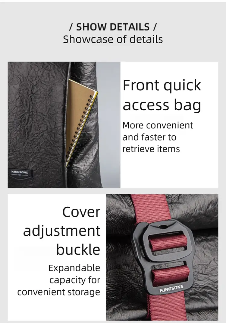 Backpack European and American Retro Trend Waterproof Foldable Sports Backpack for College Students Anti-theft