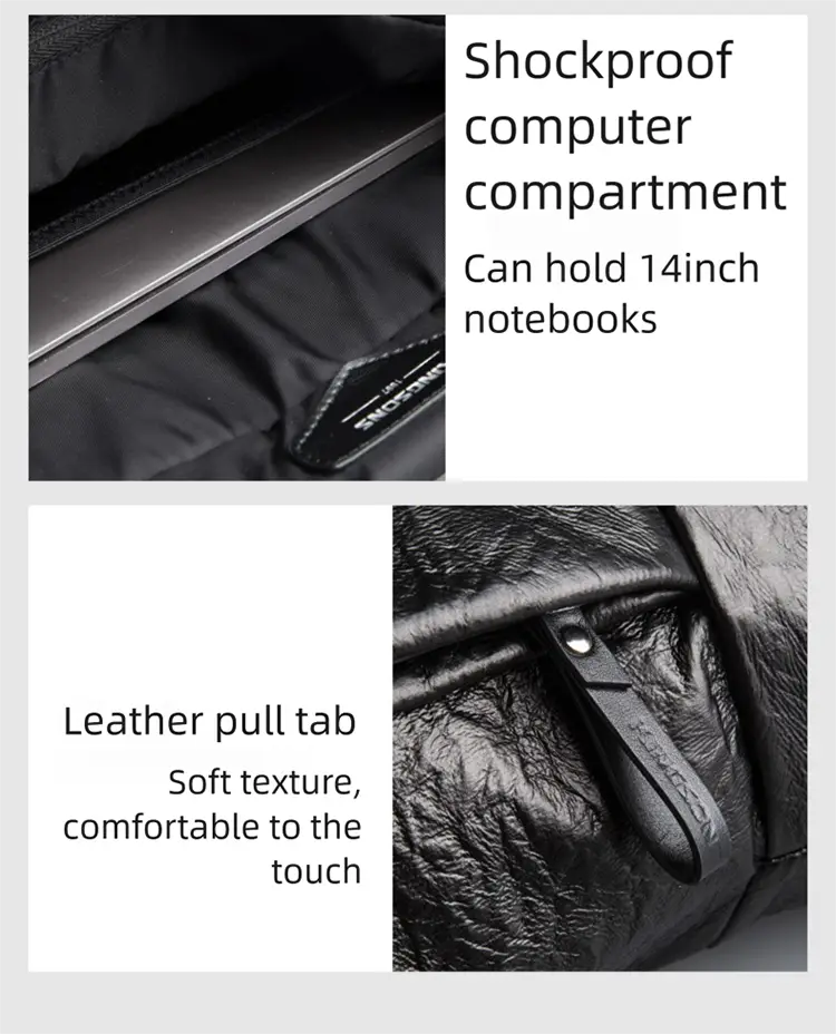 Backpack European and American Retro Trend Waterproof Foldable Sports Backpack for College Students Anti-theft