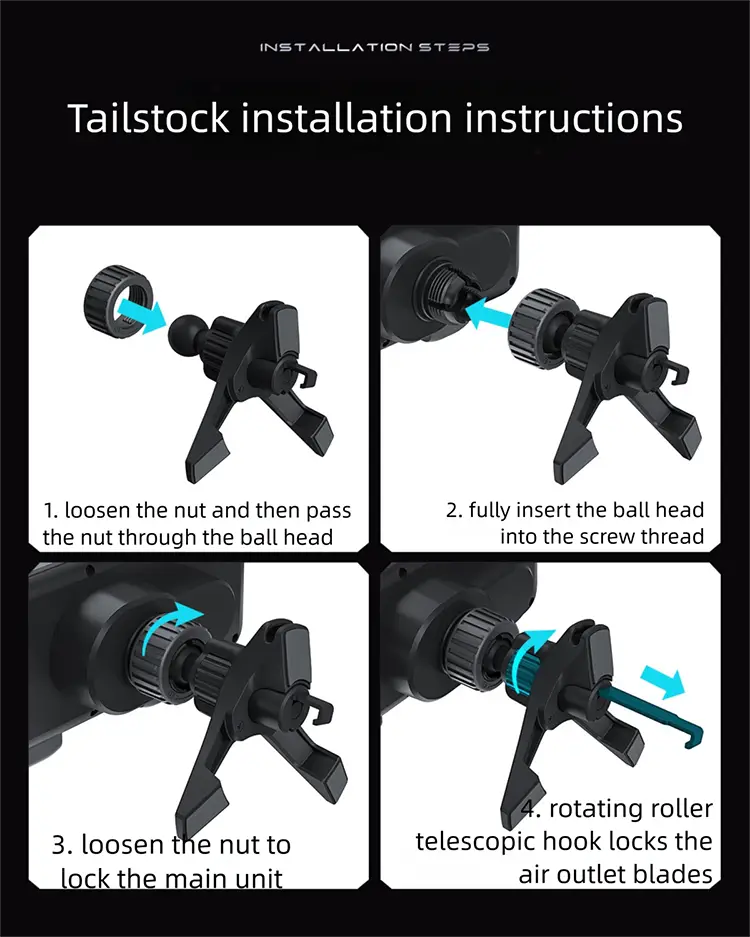 Car Phone Holder with Wireless Charging | Flat & Foldable | Vertical & Horizontal