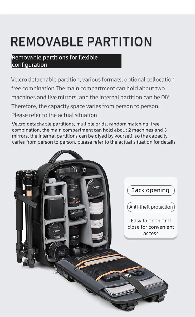 Waterproof Camera & Drone Backpack | Large Capacity Professional Bag