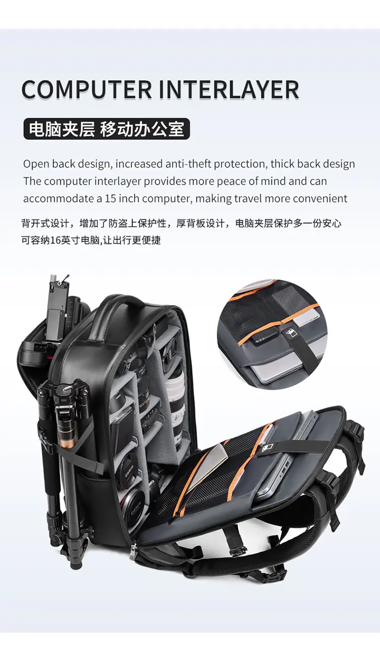 Waterproof Camera & Drone Backpack | Large Capacity Professional Bag