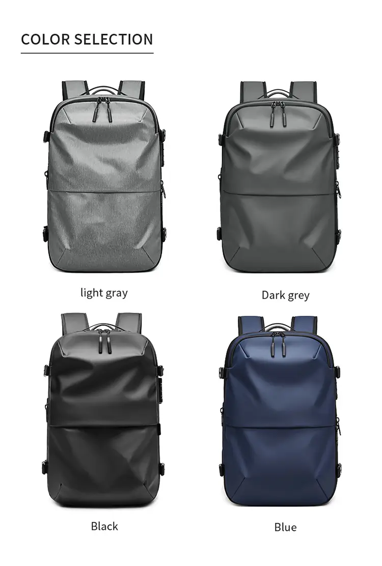 Vacuum Compression Backpack Business Travel Large Capacity Travel Backpack Water-Repellent Luggage Bag Multi-Functional