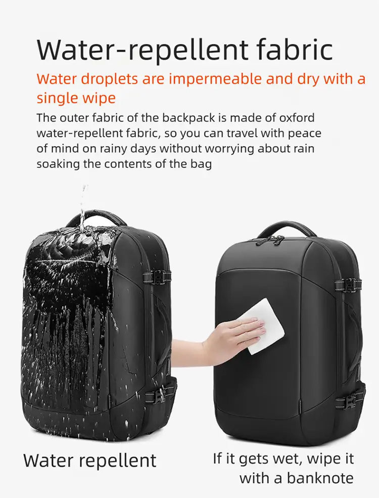 Vacuum Compression Backpack Men’s Large Capacity Business Commuting Computer Bag Multifunctional Dry and Wet Separation